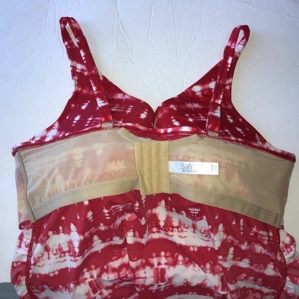 Cacique Swim Tie Dye Tankini Swimsuit Top 44DDD - Picture 9 of 9